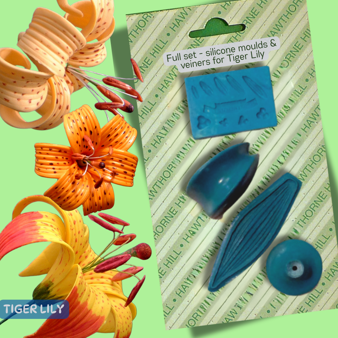 TIGER LILY FLOWER SET