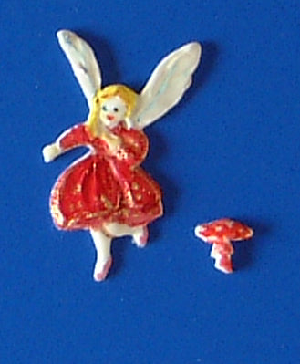 FAIRY ROSE & TOADSTOOL SET