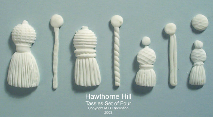 TASSLES set of four.